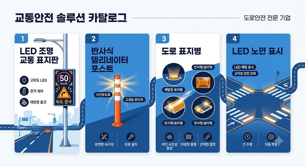 플러스앤테크 교통안전시설 솔루션