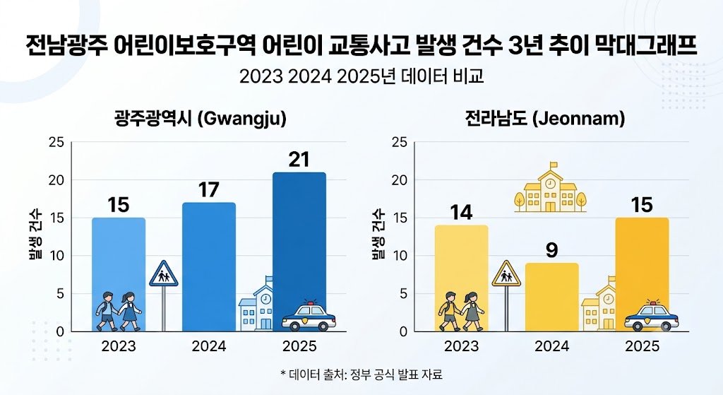 어린이보호구역 승하차구역 설치 기준과 한계 — 2026 광주·전남 현황 분석