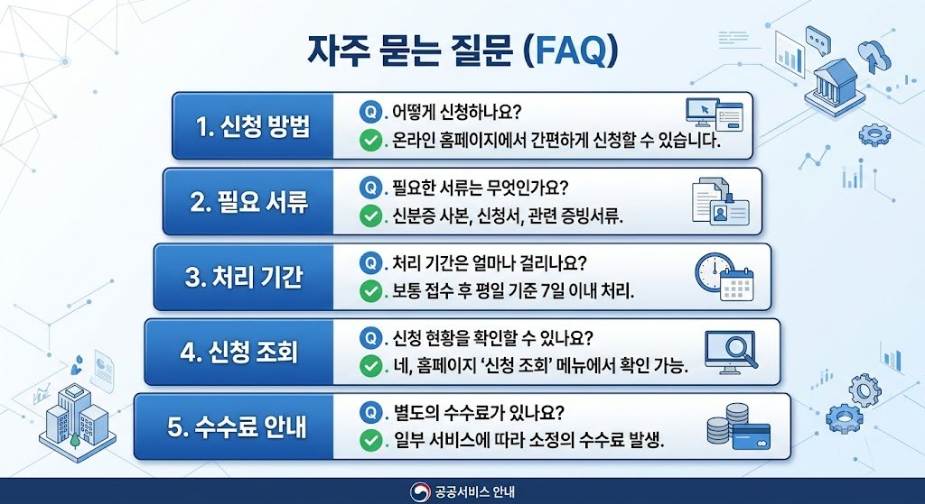 "도로 교차로 개선 관련 자주 묻는 질문 5가지 인포그래픽"